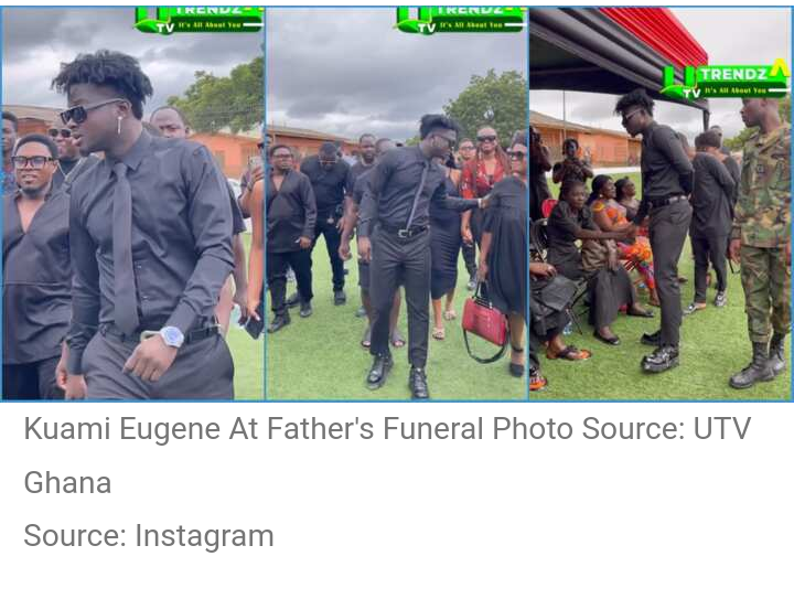 Kuami Eugene: Ghanaians Criticize Musician for Wearing Long Sleeves, Trousers, and Boots to Father's Funeral